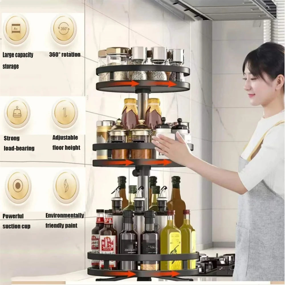 Carbon Steel Spice Rack